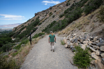 Fototapeta premium hiking in the mountains