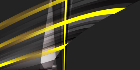 Modern black and yellow background