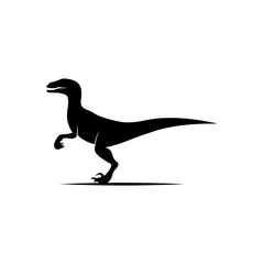 Obraz na płótnie Canvas raptor silhouette logo