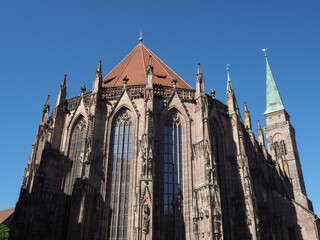 Frauenkirche church of Our Lady in Nuernberg