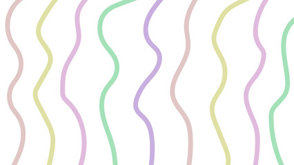 Colorful geometric seamless pattern line wave background vector design for kids