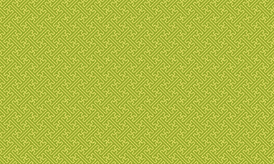 敬老の日・背景・和柄・紗綾形・緑・伝統・模様	