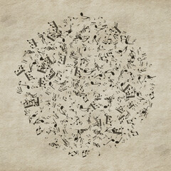 Old musical background.