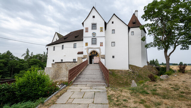 Poustka, Czech Republic / Karlovy Vary Region - 06 24 2022: Seeberg Castle