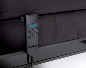 Black remote control for electric boxspring mattress 