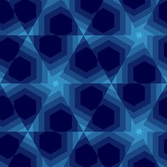Abstract neon blue pattern design for technology related background, flyer, brochure, wallpaper, book cover, magazine cover printing. Futuristic illustration for theme, app icon, nft art etc