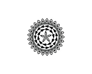 Mandala in ethnic style vector