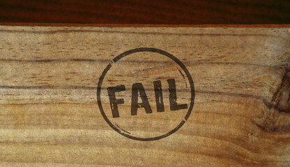 Fail business stamp and stamping