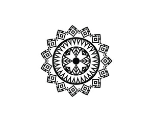 Mandala in ethnic style vector