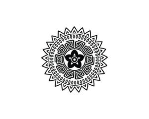 Mandala in ethnic style vector