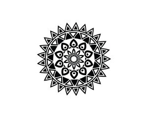 Mandala in ethnic style vector