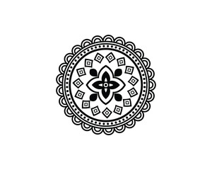 Obraz premium Mandala in ethnic style vector