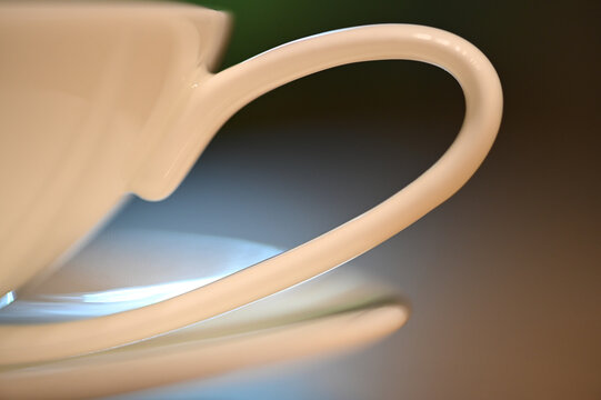 cup of tea handle detail