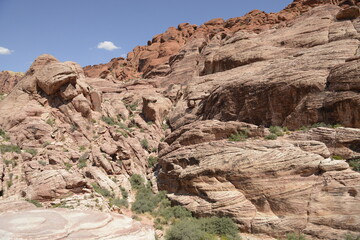 Fototapeta premium stunning red rock canyon landscape