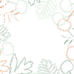 Abstract summer vector art background. Luxury wallpaper in minimalist style with pink and green leaves. Background for banner, poster, web, packaging, wedding invitation