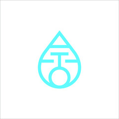 T Water Drop Logo 