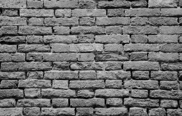 Natursteinmauer - Textur - Banner und Hintergrund in schwarzweiß