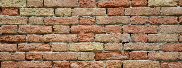 Natursteinmauer - Textur - Banner, Steinmauer in den Farben Braun und Rostbraun	