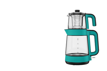 Tea maker on white background