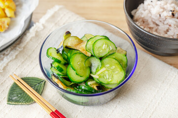 胡瓜となすの浅漬け