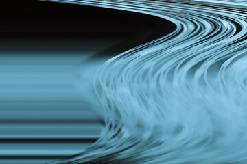 Abstract blue waves texture background.
