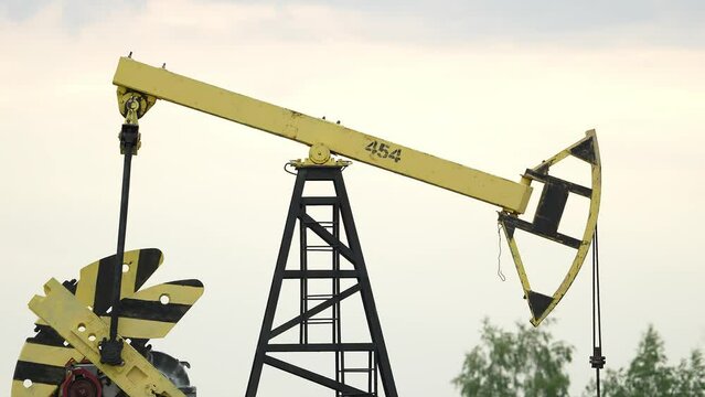 Oil production. minerals. gasoline, gas. Transport. oil for the comfort of people's lives. green energy. black goldMining and quarrying. Installations for the extraction of oil from the bowels of the