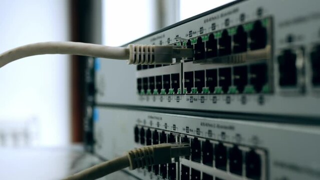 Computer network Ethernet switch ports 