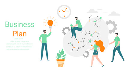 Business plan analytics finance strategy People