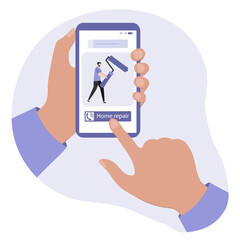 Call House Repair Service Cell phone Painting