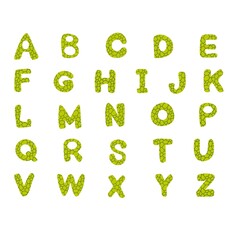 Set English cartoon alphabet for stickers and kids and school accessories and notebooks and fabrics and wrapping paper