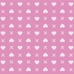 seamless pattern with hearts
