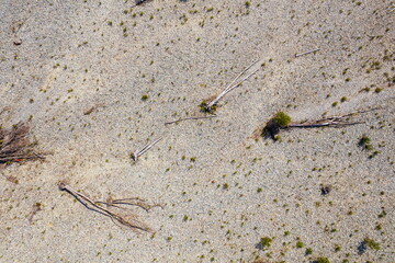 Unprecedented drought in the Po River due to long lack of rainfall. 