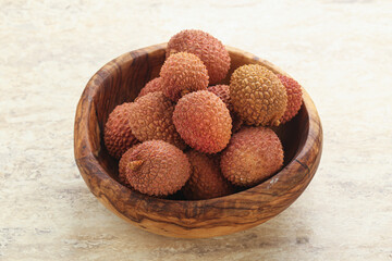 Sweet juice lychee tropical fruit