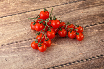 Ripe sweet Cherry tomato branch