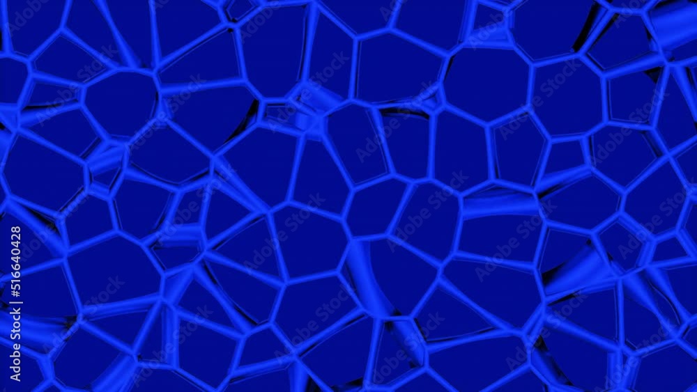 Poster mosaic background with moving mirror squares. design. beautiful mirror cells move on surface. backgr