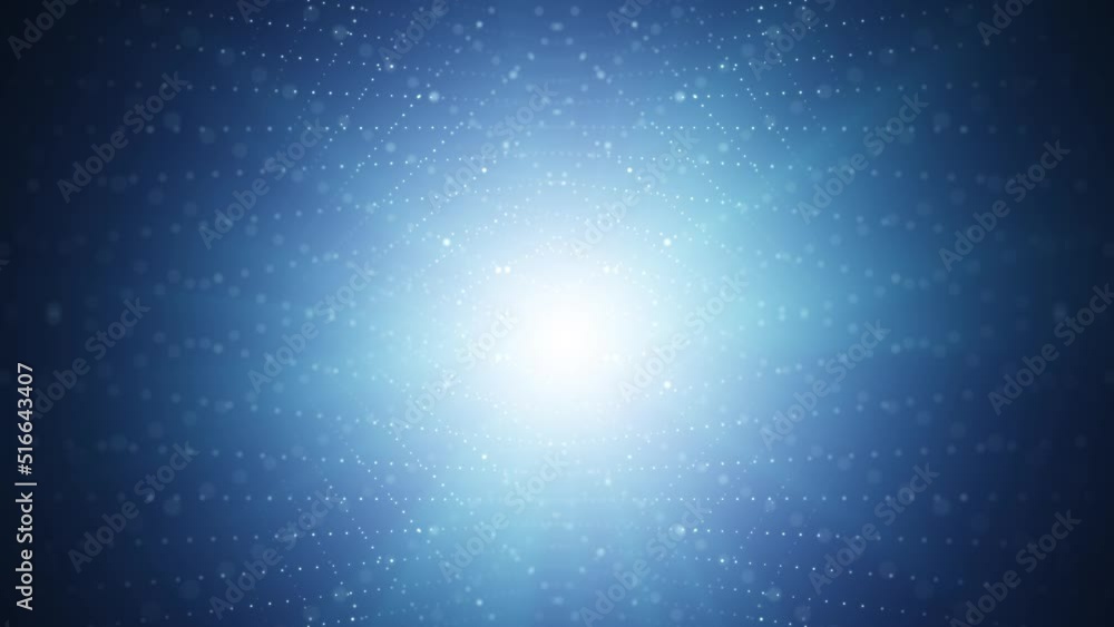 Poster abstract bright digital shining dotted lines looping copy space animation background.