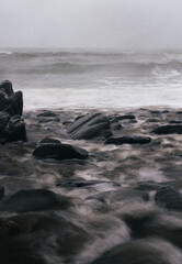 Stones Under Rushing Water