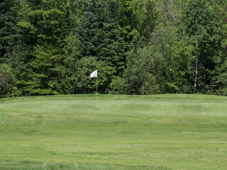 Nice view on a Canadian golf club in Quebec