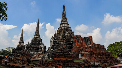 Fototapeta premium The historical city of Ayutthaya in Thailand