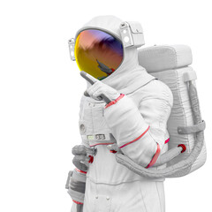 astronaut is pointing the way © DM7