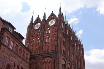 Fototapeta premium Ratrhaus in Stralsund