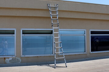 Staircase for going up and down.