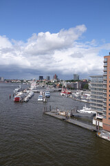 Obraz premium Blick von der Elbphilharmonie