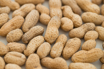 Peanuts in shell texture background