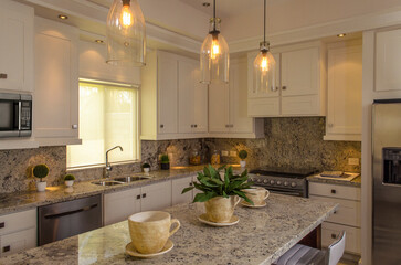 modern kitchen interior