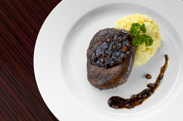 grilled steak