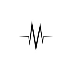 sound wave icon logo vector design template