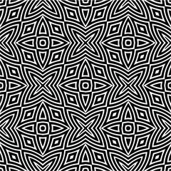Obraz premium Abstract background with black and white pattern. Unique geometric vector swatch. Perfect for site backdrop, wrapping paper, wallpaper, textile and surface design. 
