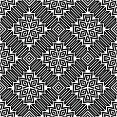 Abstract background with black and white pattern. Unique geometric vector swatch. Perfect for site backdrop, wrapping paper, wallpaper, textile and surface design. 