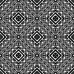 Abstract background with black and white pattern. Unique geometric vector swatch. Perfect for site backdrop, wrapping paper, wallpaper, textile and surface design. 